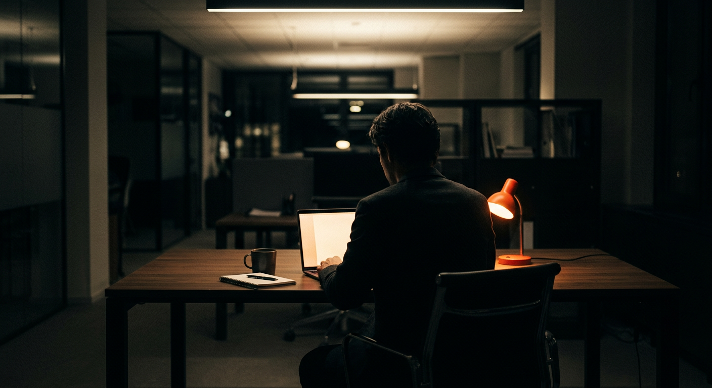 Editorial illustration for A Lack of Natural Light Makes Work Harder