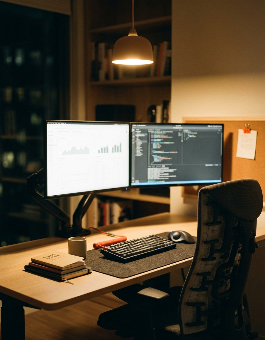 Editorial illustration for A Second Monitor Is Not Just for Productivity